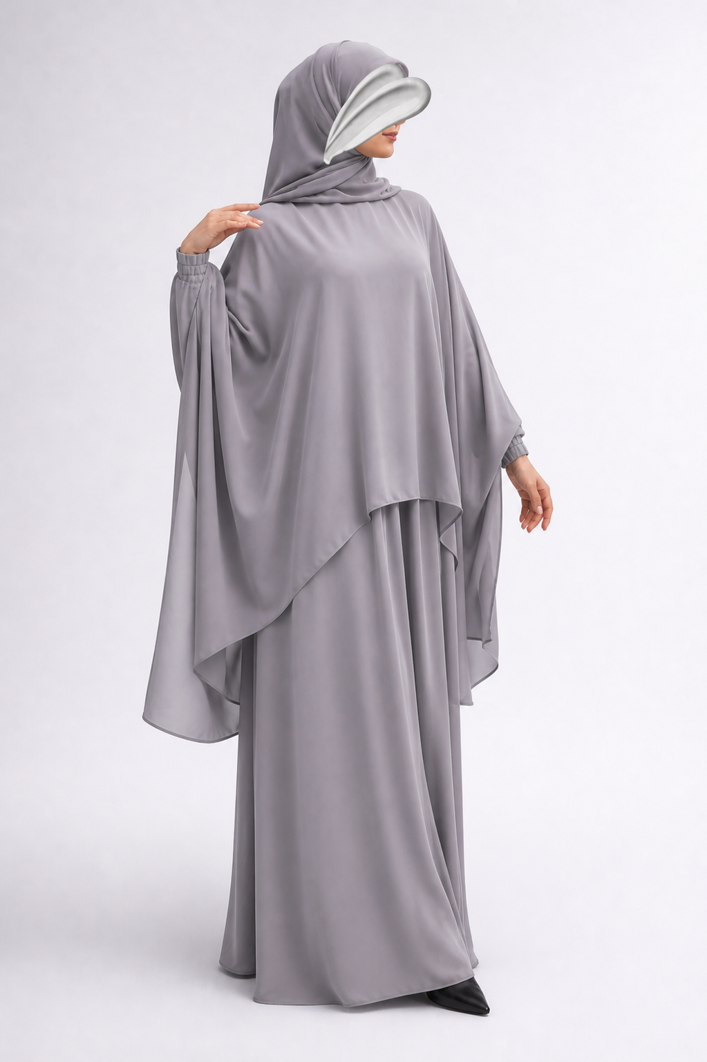 Abaya 2 Pièces – Jupe + Isdal Élégante