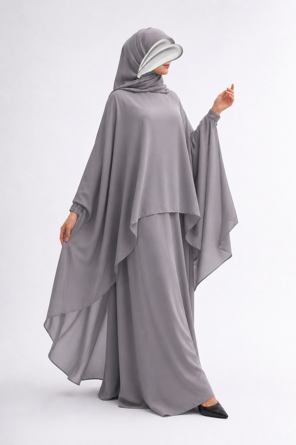 Abaya 2 Pièces – Jupe + Isdal Élégante